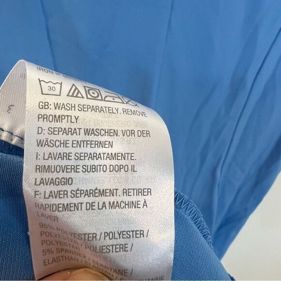 New Susan Graver Liquid Knit Fit and Flare Top in Coast Azure | Size M - Picture 6 of 8